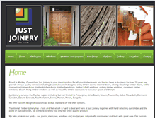 Tablet Screenshot of justjoinery.com.au